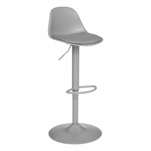 Tabouret bar déco style scandinave ''Aiko'' Atmosphera - Couleur: Gris clair