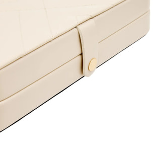 Boîte à bijoux Natty rectangulaire 15x21cm blanc
