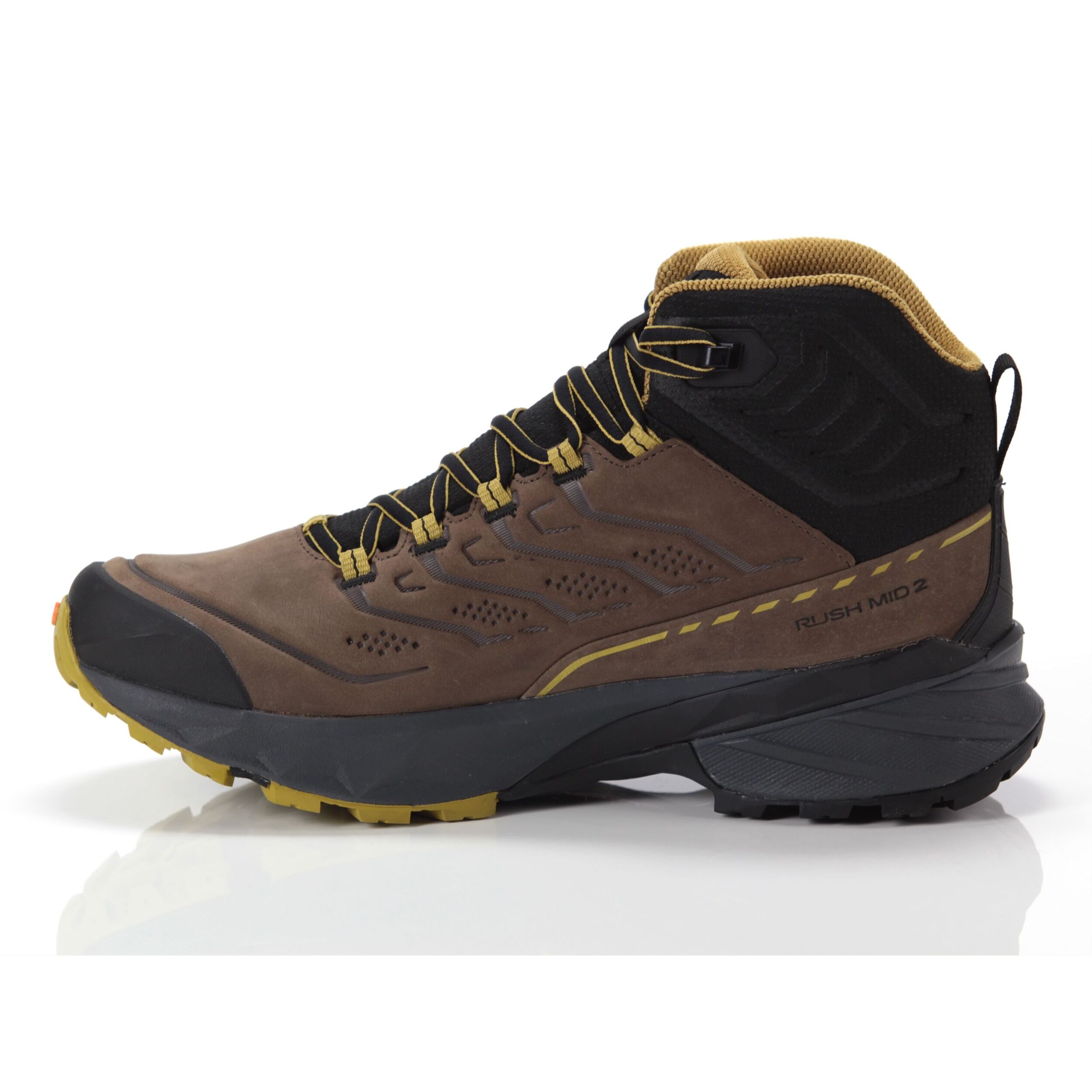 Trekking Scarpa Rush 2 Pro Mid Gtx-Brown-Sulphur- Gore-tex Shcm Marrone