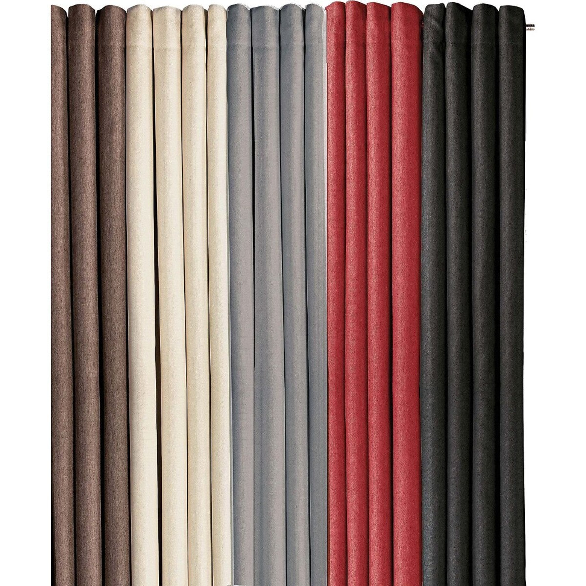 Rideau Polyester Isolant Gris