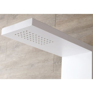 Colonne de douche thermostatique KINEDO Aquastyle blanc mat