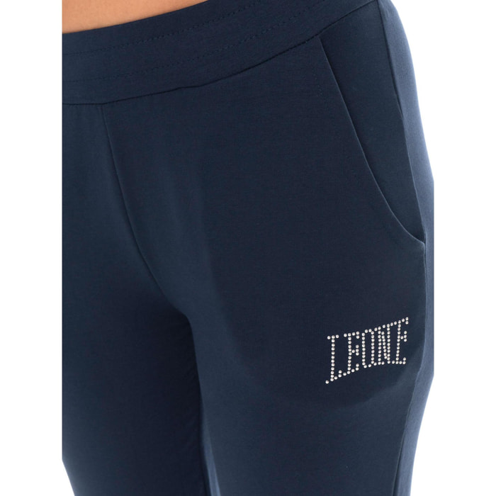 Chándal de invierno para mujer Leone 1947,cuello alto, cremallera,pantalón recto