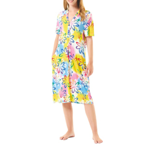 Vestido Viscosa M/C Abierto