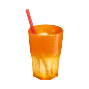 6 vasos de agua 40 cl naranjas Summer Pop - Luminarc