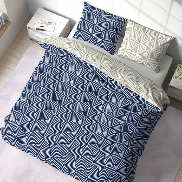 Parure de couette 3pcs microfibre ania