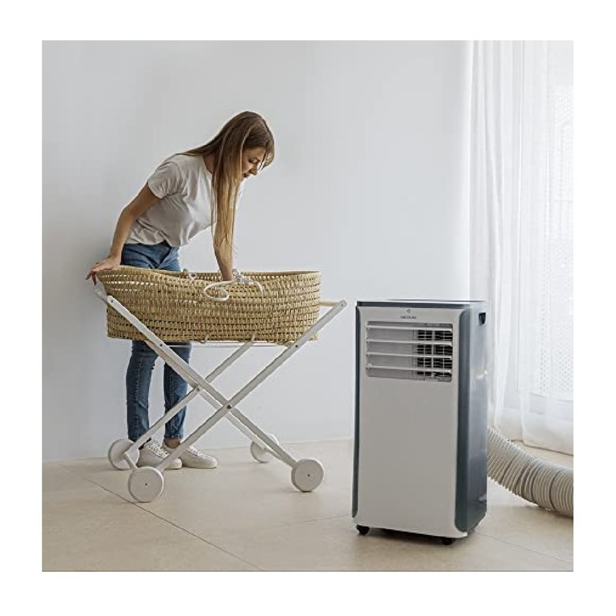 Cecotec Climatiseur portatif ForceClima 9400 Soundless Heating