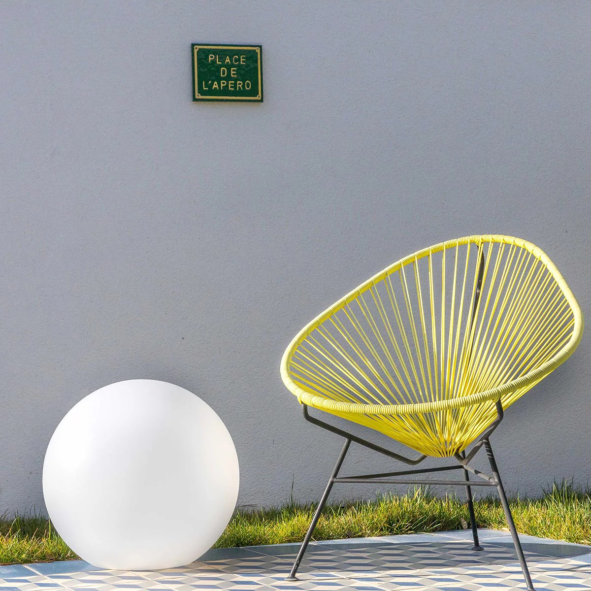 Boule lumineuse secteur BOBBY D40CM