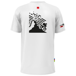 2025 Uci Mtb World Championships - T-Shirt Valais - Blanco - Unisex