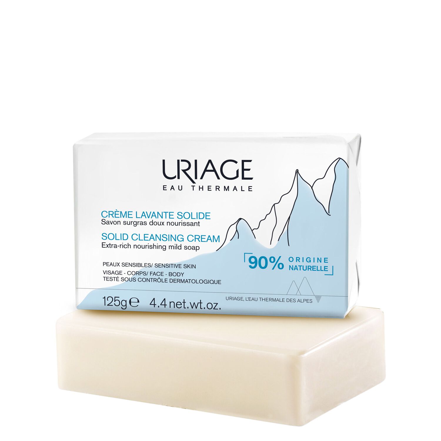 Crème Lavante Solide - Visage & Corps 125 g
