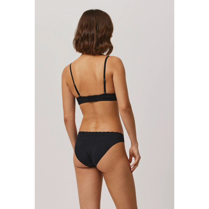 Mini reggiseno laser nero