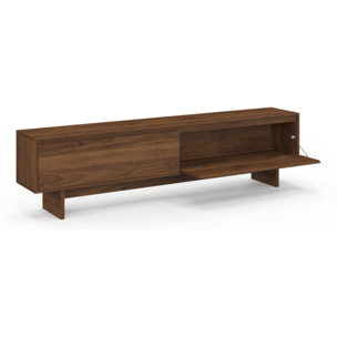 Meuble TV Yumi effet noyer