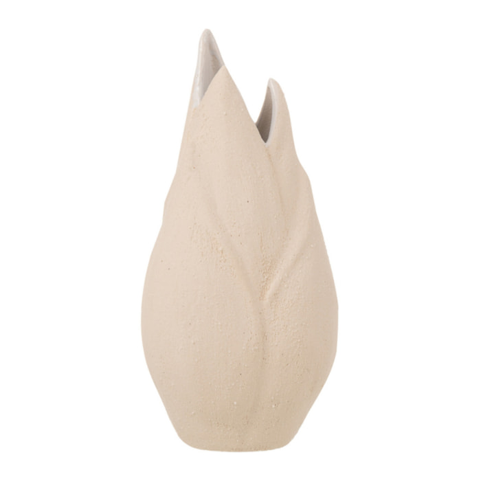 J-Line vase Sable - céramique - beige - small - 26 cm de hauteur