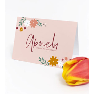 Postal "Gracias abuela"