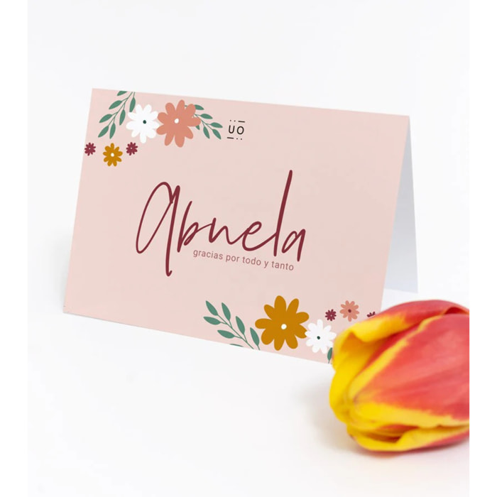 Postal "Gracias abuela"