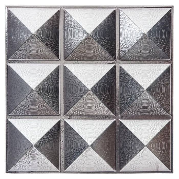 Sticker carrelage 9CX6 argent