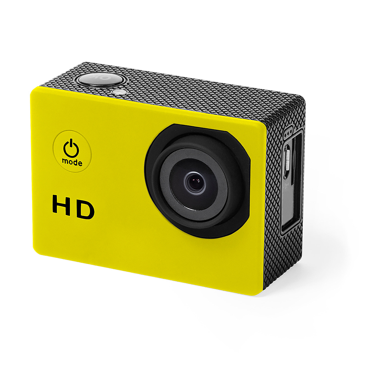 Fotocamera sportiva Komir HD720P con 12 mpx, schermo da 2 pollici e 14 accessori.