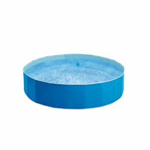 Intex 48400NP - Piscina plegable para perros Azul claro, 152x30 cm