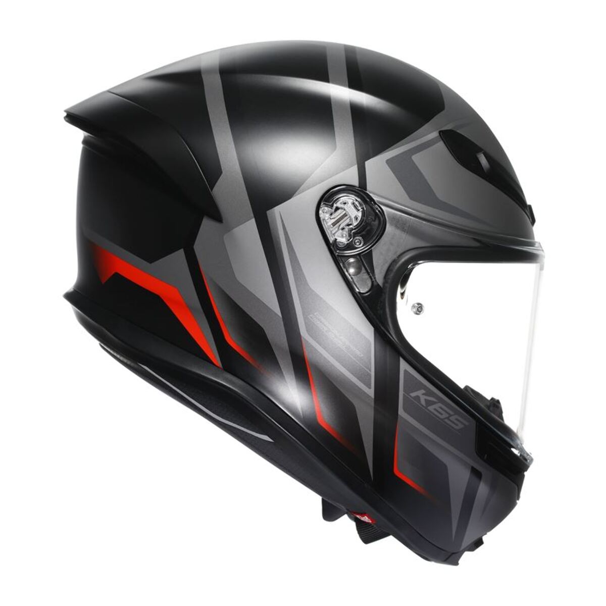 CASCO AGV K6 S AGV E2206 MPLK KARVE MATT BLACK/GREY/RED