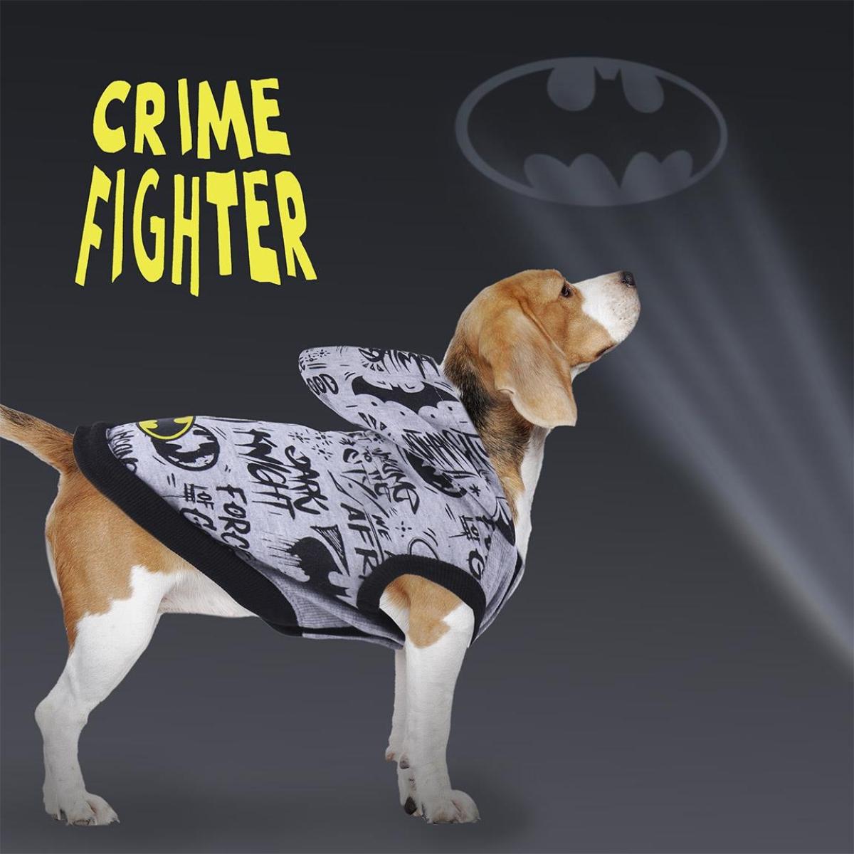 Felpa per cani Batman Taglia M Fan Pets Multicolor