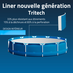 Bestway Piscine hors sol tubulaire ronde Bestway Steel Pro 305 x 76 cm bleu