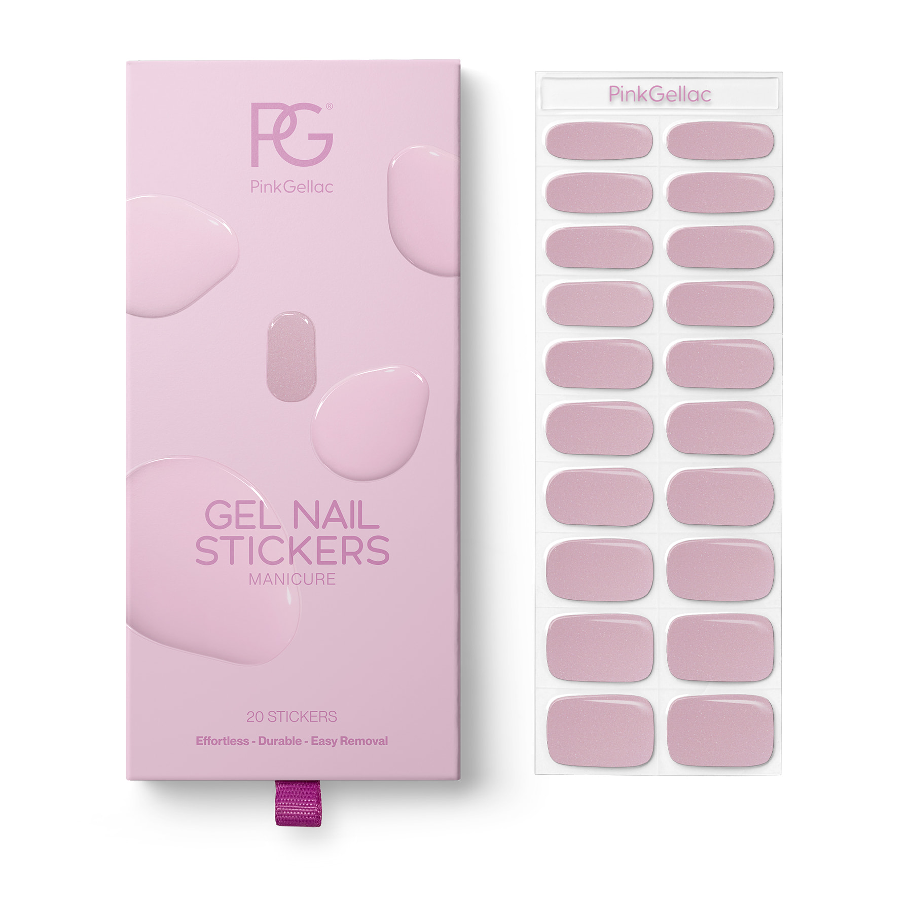 Stickers gel - 0021 Pearly Pink