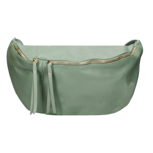 Borsa a tracolla da donna Made in Italy - Modello Caelia Plus - 100% pelle - 47.0 x 28.0 x 2.0 cm