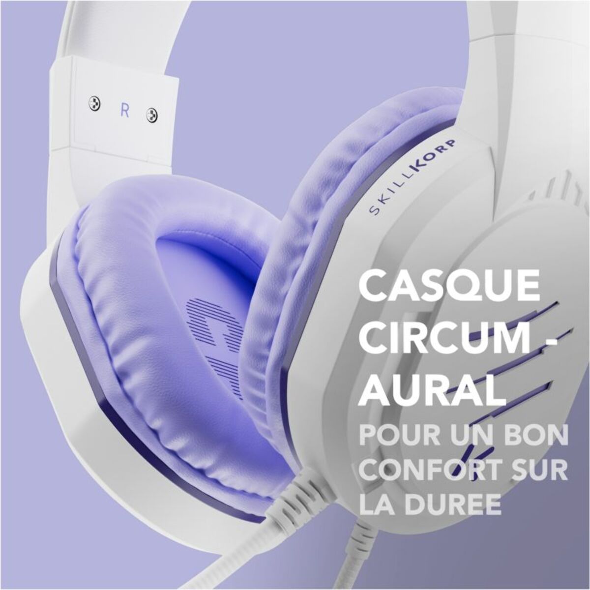 Casque gamer SKILLKORP H5 PURPLE Access