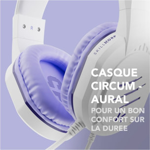 Casque gamer SKILLKORP H5 PURPLE Access