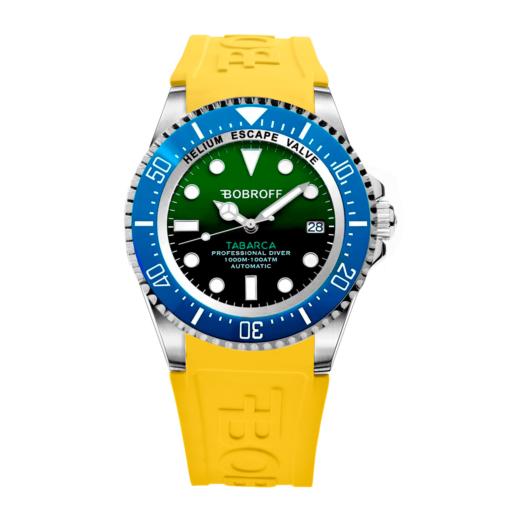 Reloj Bobroff BF0002ba-BFSTA Hombre Analogico Automatico con Correa de Silicona