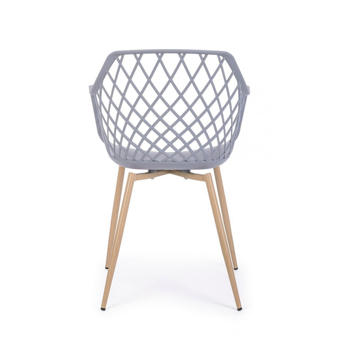 Set di 4 sedie OPTIK colore grigio