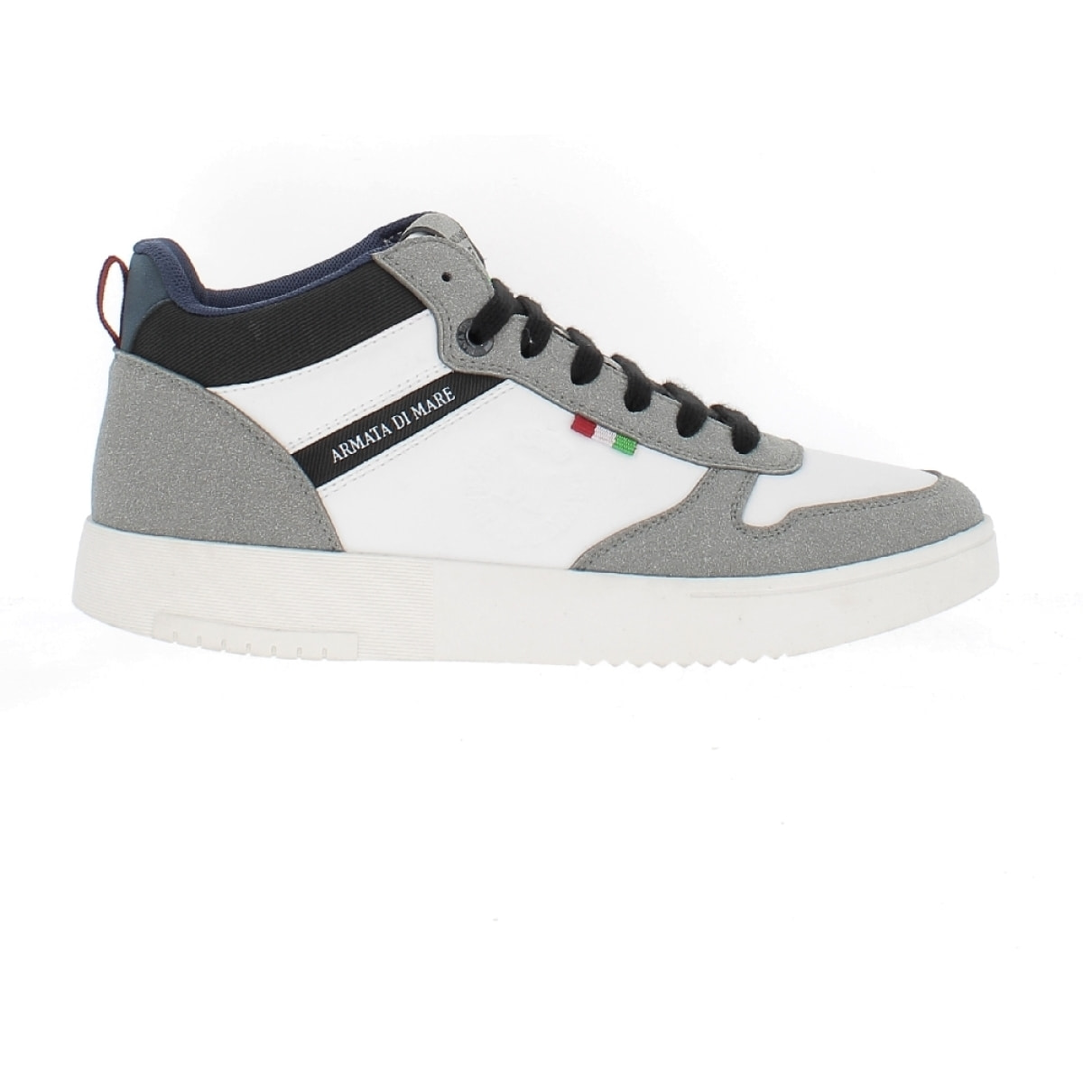 Armata di Mare Scarpe Uomo Sneakers Alte Stringate con Soletta Rimovibile in Memory Foam AMU W23D429 Grey