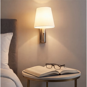 LEDS C4 Aplique Read Me Led 4.8W Blanco Cálido - 3000K On-Off Níquel Satinado 388Lm