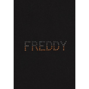 Bustina in neoprene con logo FREDDY in strass bicolori