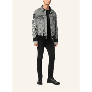 PHILIPP PLEIN Denim Jacket FLAME