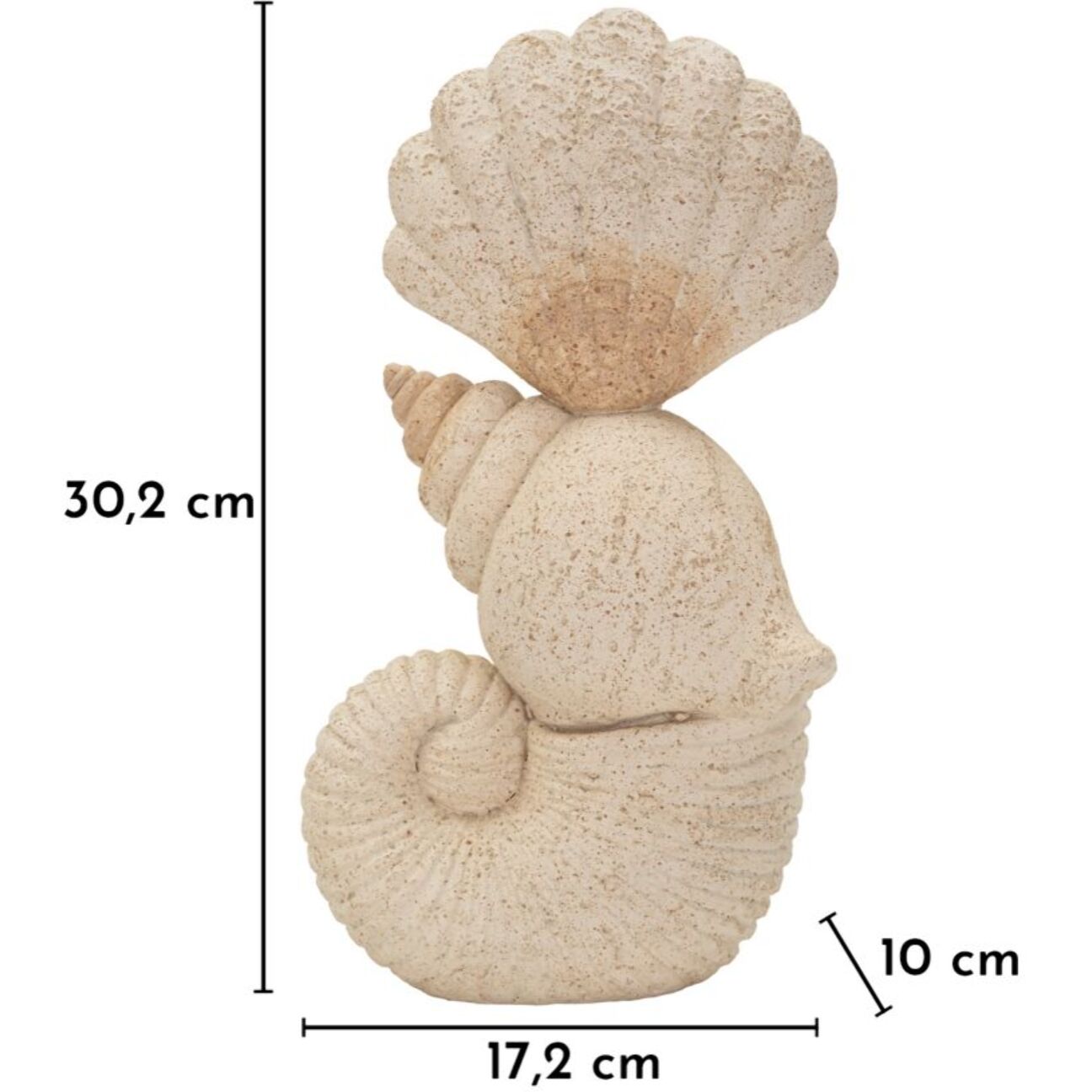 CONCHIGLIA SAND CM 17,2X10X30,2