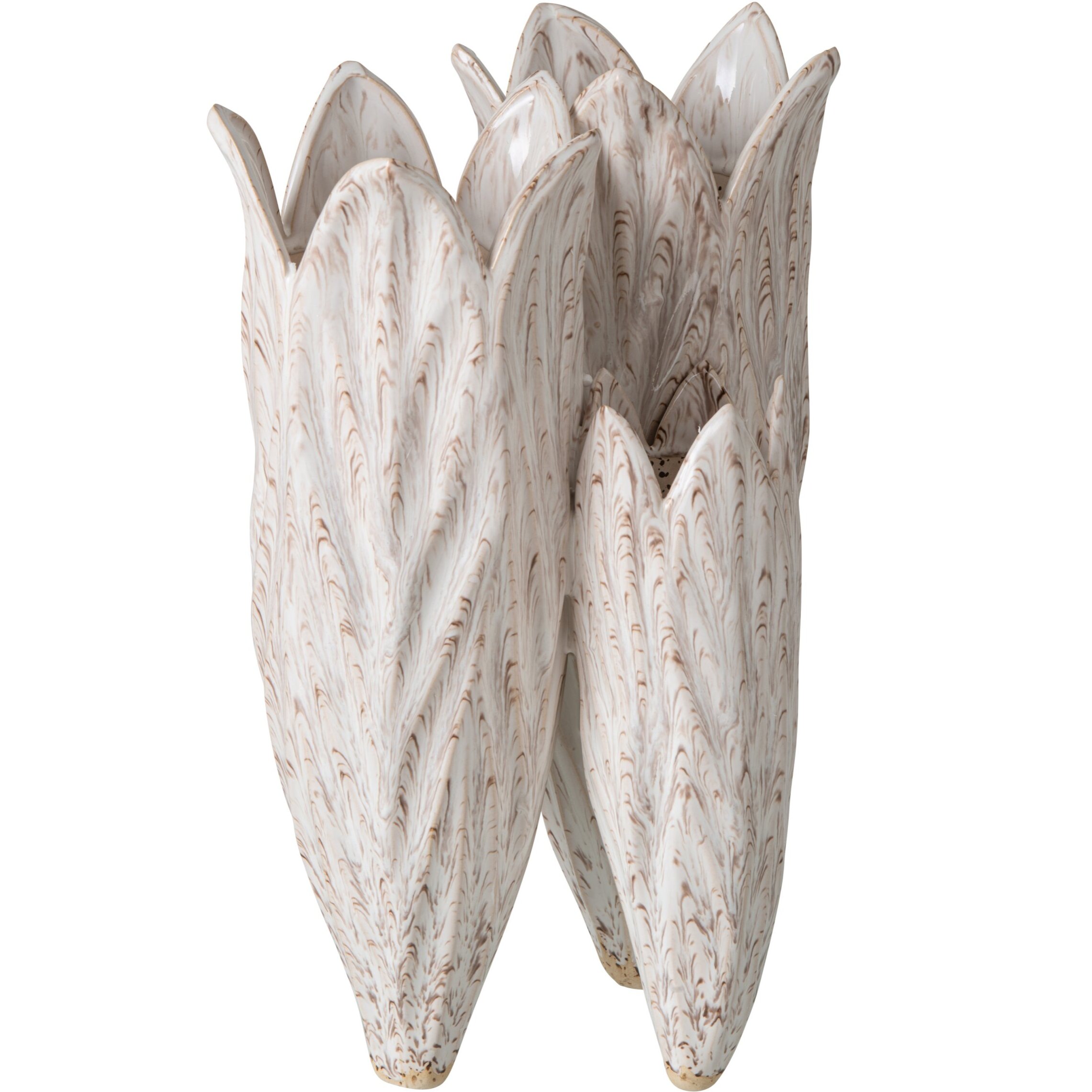 J-Line vase - argile - beige clair