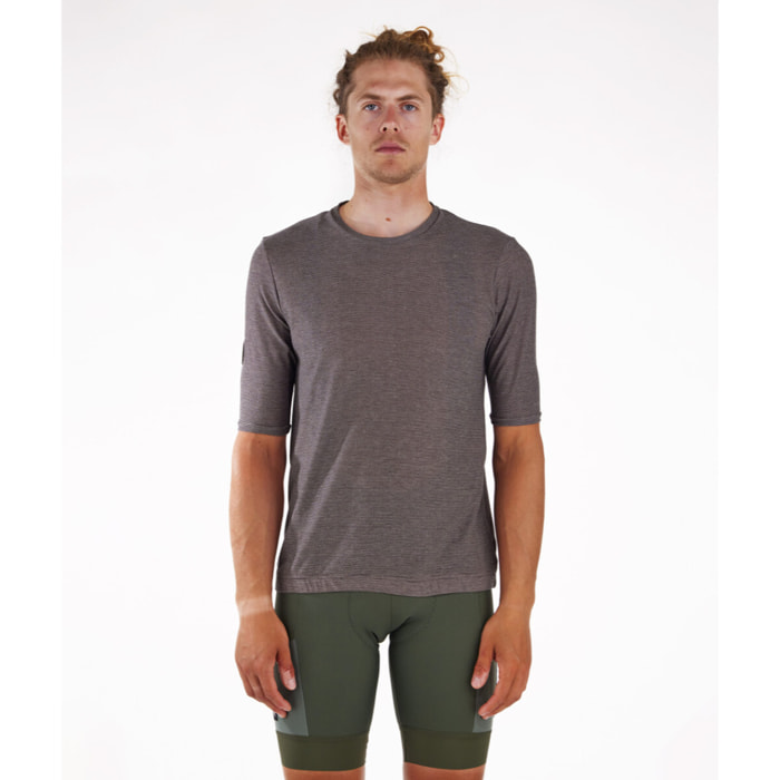 Stone Delta - Tech T-Shirt - Wenge - Uomo