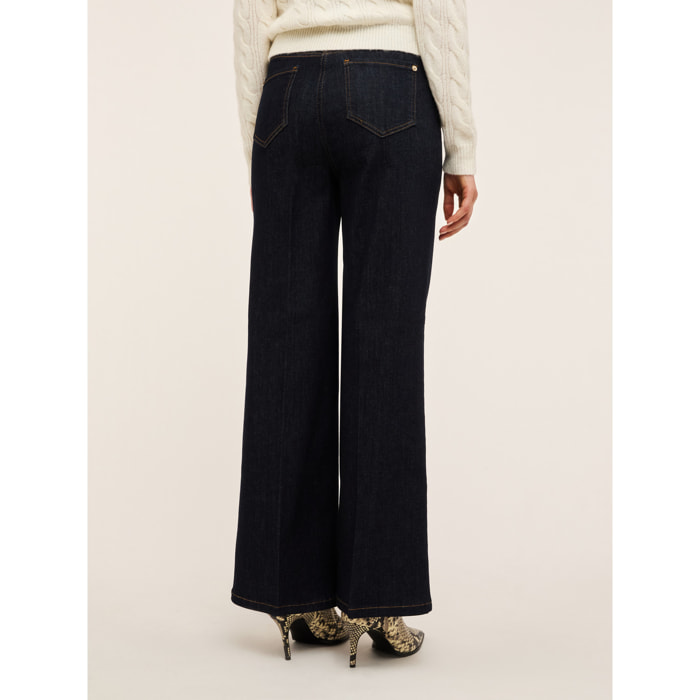Motivi - Vaqueros wide leg modelo Lila - Azul