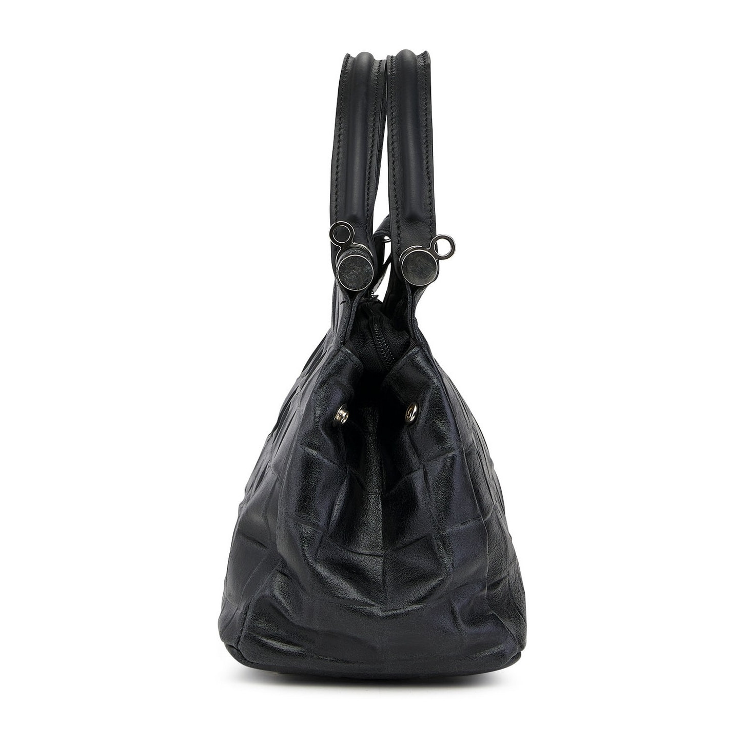 Borse Donna colore Nero-in pelle Made in Italy 21x30x16cm