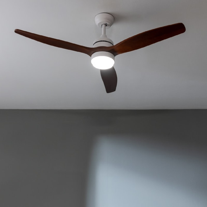 Cecotec Ventilateur de plafond avec lampe EnergySilence Aero 5275 White&BlackWoo
