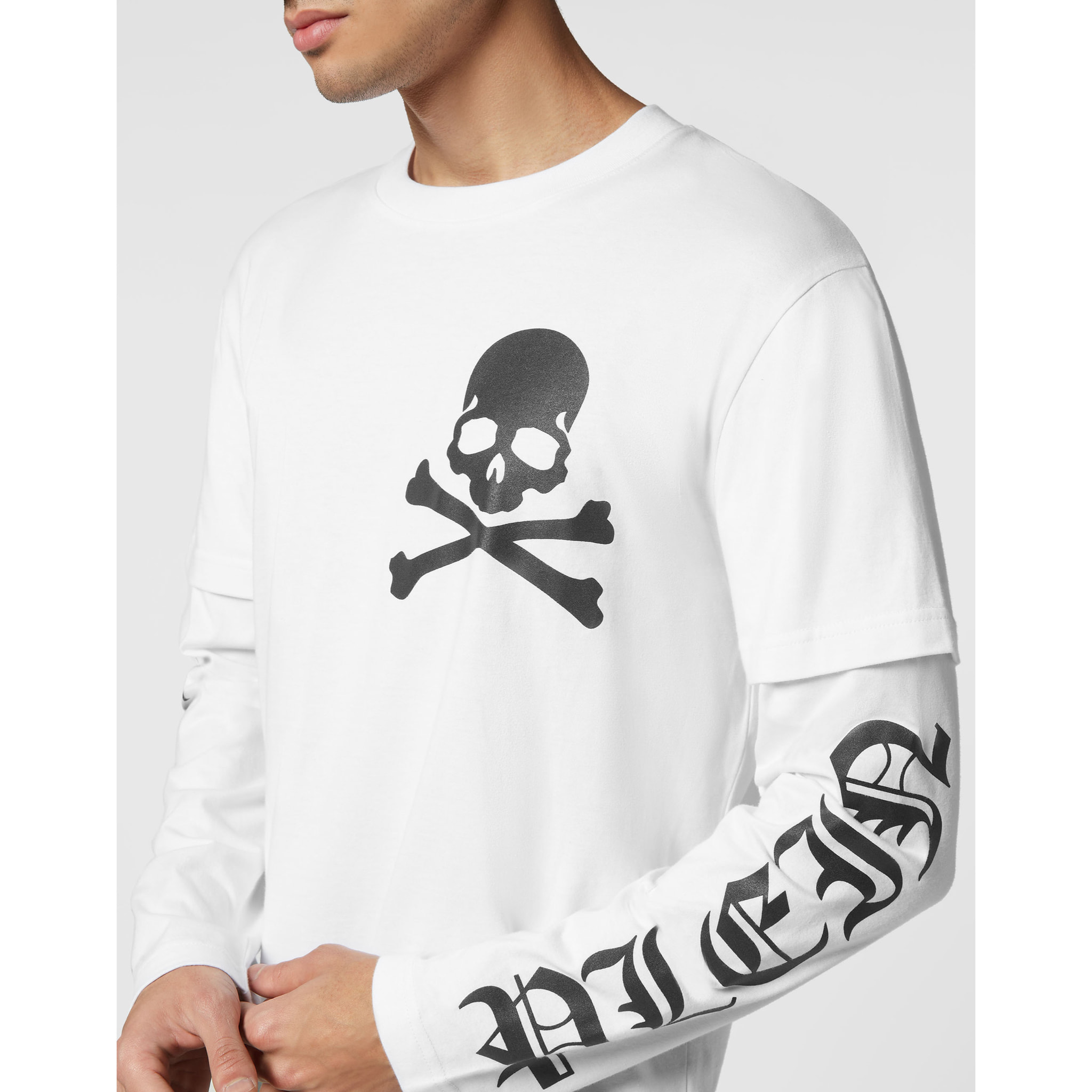 PHILIPP PLEIN T-Shirt Round Neck GOTHIC PLEIN