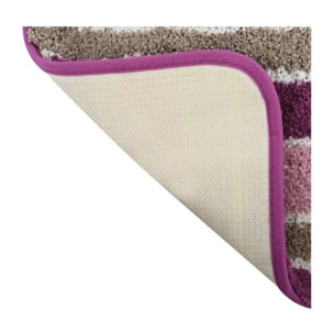 Tapis de bain Microfibre 50x80cm QUITO Rose & Violet MSV