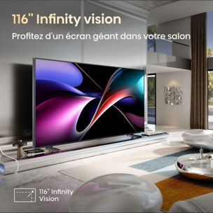 TV RGB HISENSE 116UXQ (2025) 116" (293 cm)