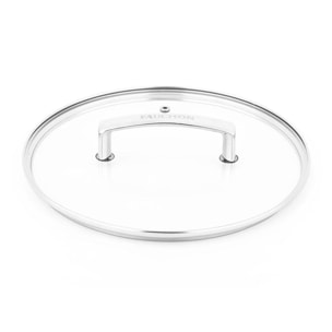 Couvercle   en verre et en aluminium SIGNATURE