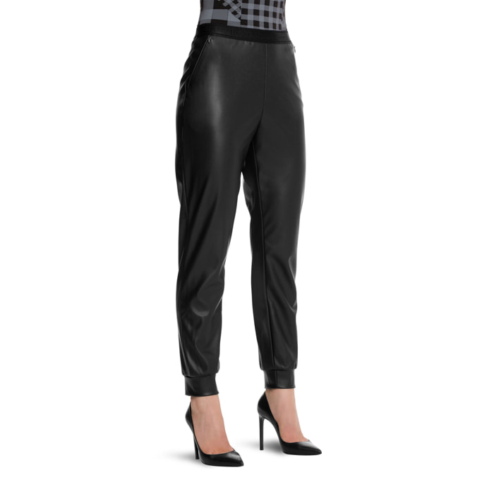 Pantaloni Vegan Leather Trousers