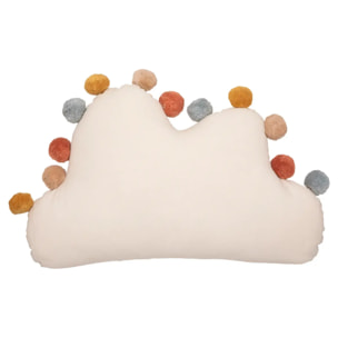 Coussin enfant "Nuage" beige 30x50cm