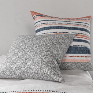 Parure Housse De Couette 3pcs 100% Coton 57fils Chakra