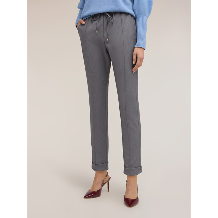 Motivi - Joggers de franela - Gris