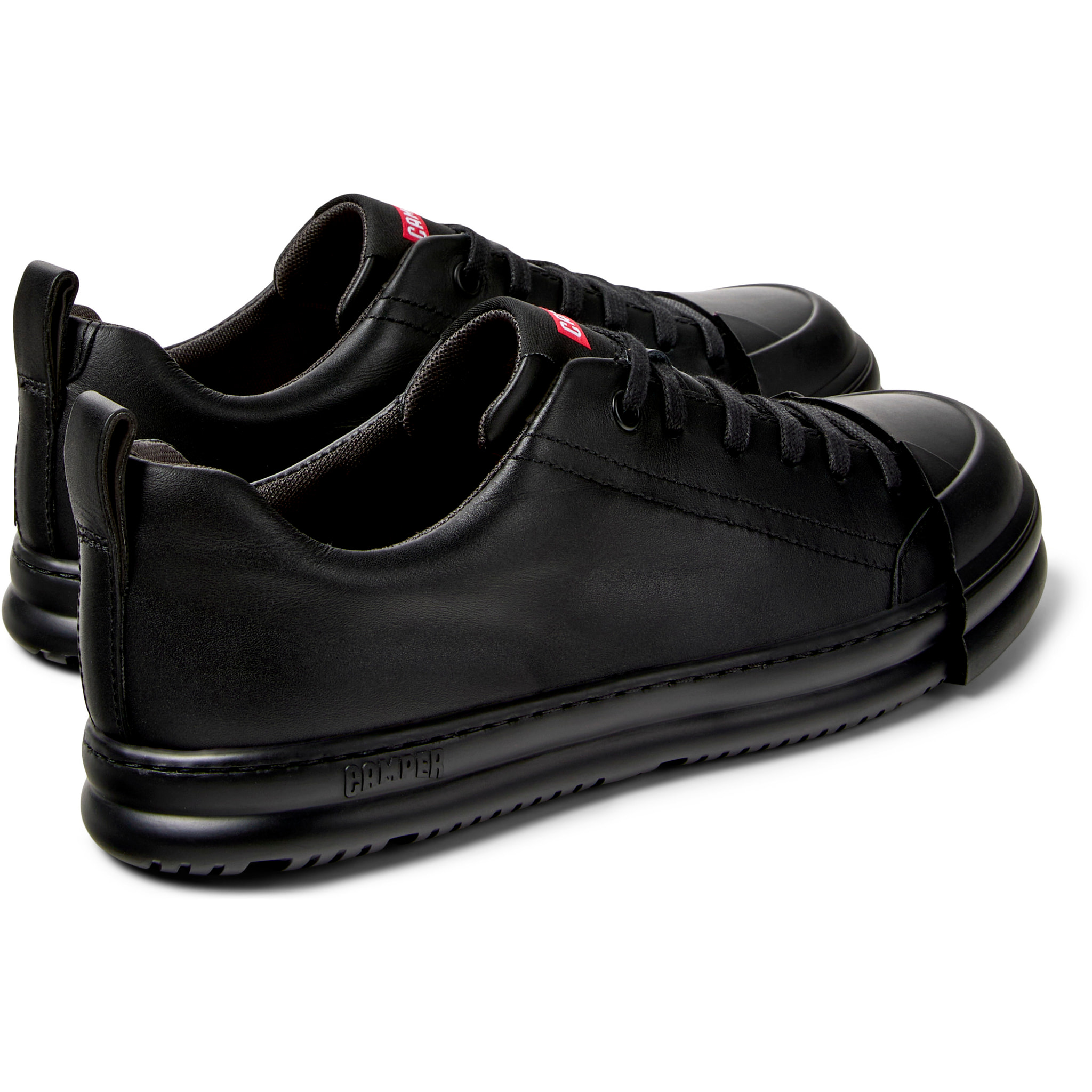 Sneakers - CAMPER Junction Runner - Nero - Pelle liscia