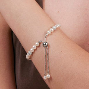 Pulsera Zurgrak acabado plata